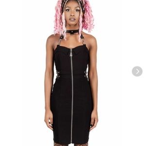 Killstar man eater midi dress